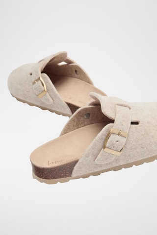 Clogs - Gemêleerd Ecru