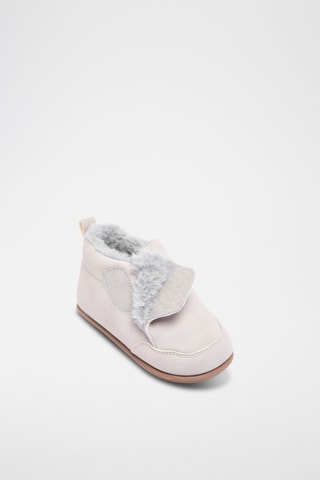 Gevoerde Enkellaarzen - Lichtgrijs