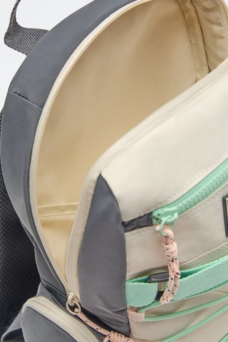 Rugtas - Donkergrijs en Lichtgroen