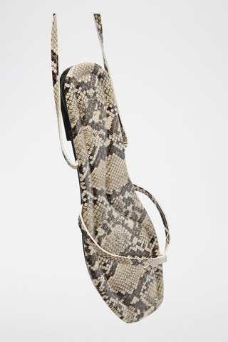 Sandalen - Ivoorkleurig en Donkerbruin