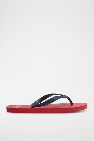 2 Paar Slippers - Rood en Zwart