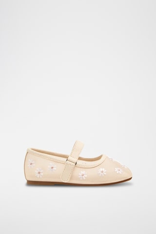 Mary Janes - Goudkleurig en Wit