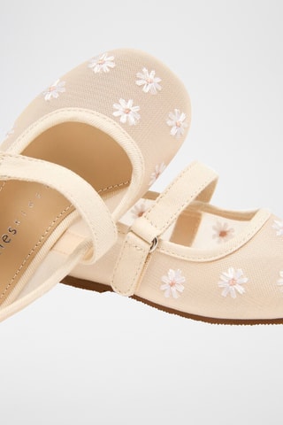 Mary Janes - Goudkleurig en Wit