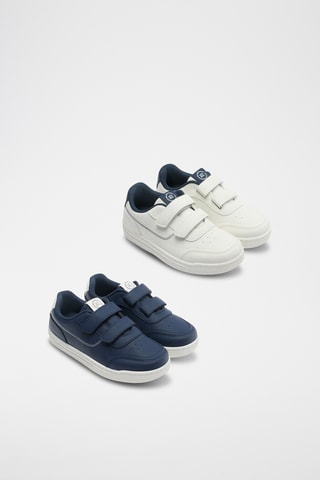 2 Paar Sneakers - Marineblauw en Wit