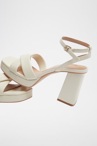 Sandalen met Hak - Ecru