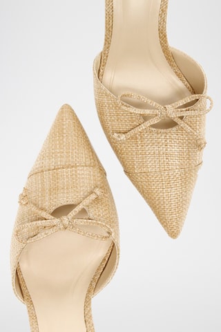 Mules à talons - Beige