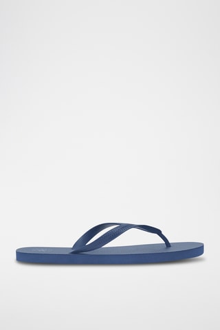 2 Paar Slippers - Oranje en koningsblauw