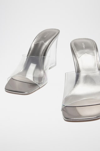 Muiltjes met Sleehak - Transparant