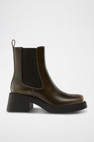 Gelakte Chelsea Boots - Bruin