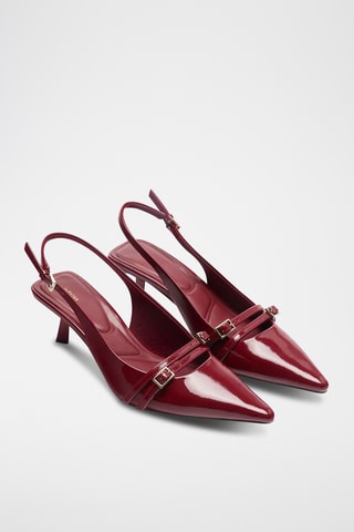 Escarpins vernis - Bordeaux