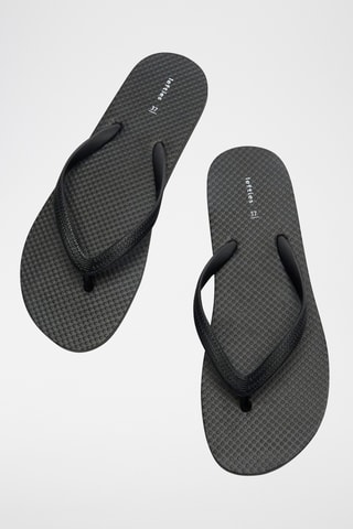 2 paires de tongs - Noir et rose