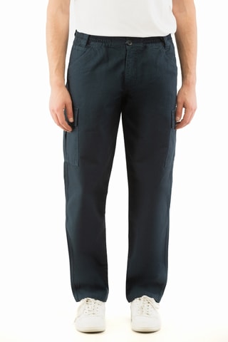 Pantaloni cargo - Blu scuro