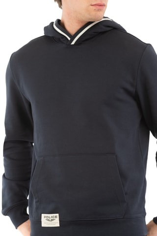 Felpa con cappuccio - Blu scuro