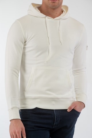 Felpa con cappuccio - Bianco
