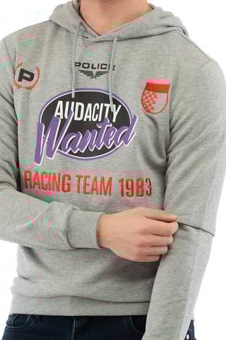 Felpa con cappuccio - Grigio