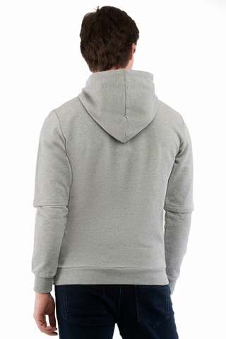 Felpa con cappuccio - Grigio