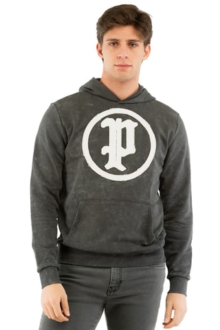 Felpa con cappuccio - Grigio