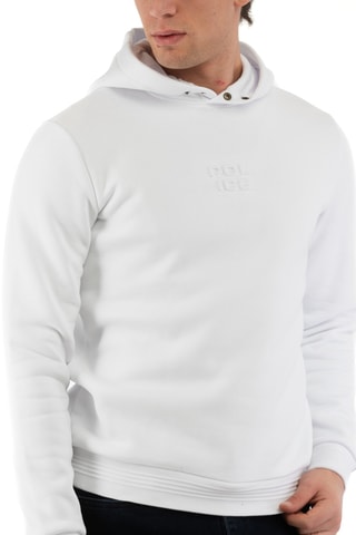 Felpa con cappuccio - Bianco
