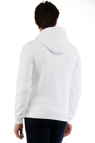 Felpa con cappuccio - Bianco