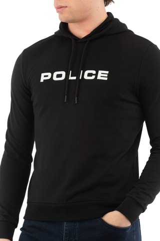 Felpa con cappuccio - Nero