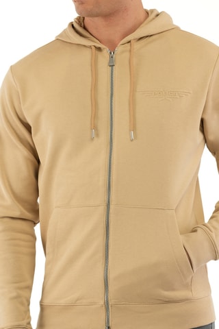 Felpa con cappuccio - Beige