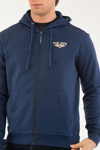 Felpa con cappuccio - Navy