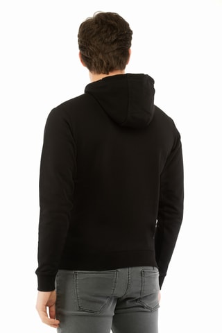 Felpa con cappuccio - Nero