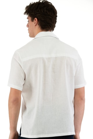 Camicia in lino - Bianco