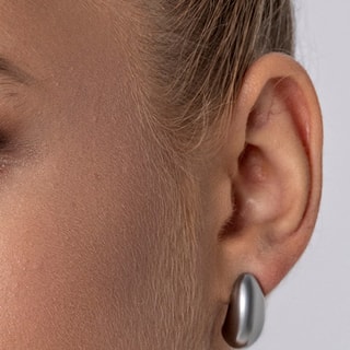 Pendientes Katie - Acero inoxidable plateado 