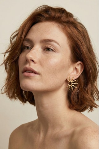 Pendientes - Chapado en oro amarillo