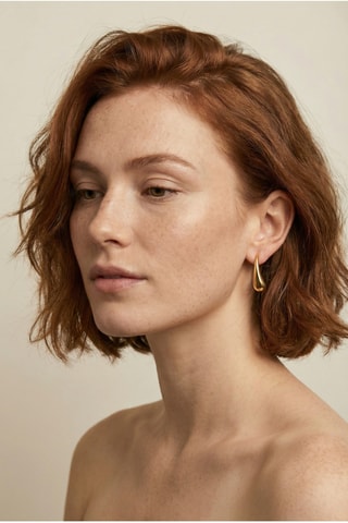 Pendientes - Chapado en oro amarillo