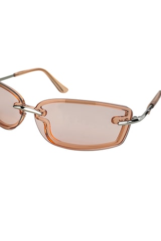 Zonnebril Dames Categorie 3 - Emily Westwood - Beige en zilverkleurig