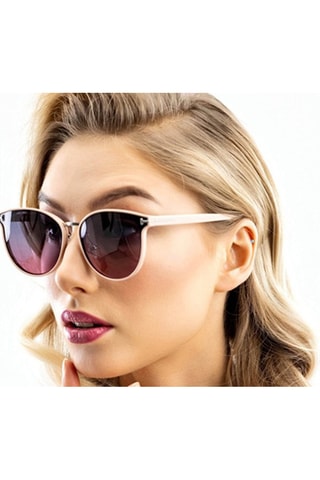 Gepolariseerde Zonnebril Dames Alaina - UV400 - Lichtroze - Paars en roze