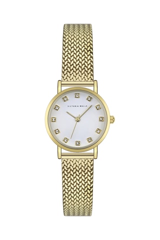 Stalen Quartz Horloge - Goudkleurig