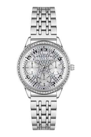 Stalen Quartz Horloge - Zilverkleurig