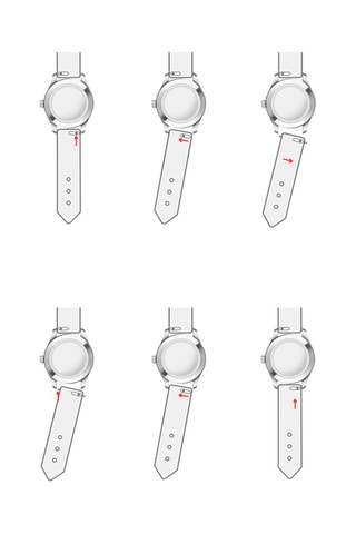 Stalen Quartz Horloge - Goudkleurig en Zilverkleurig - Emily Westwood