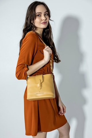 Handtas Eva  Geel - Emily Westwood - Geel