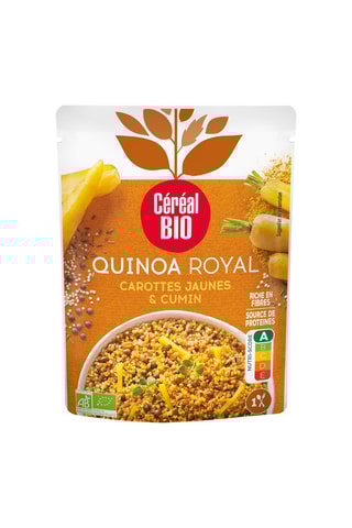 5 x Quinoa Royal carottes jaunes et cumin - 220 g