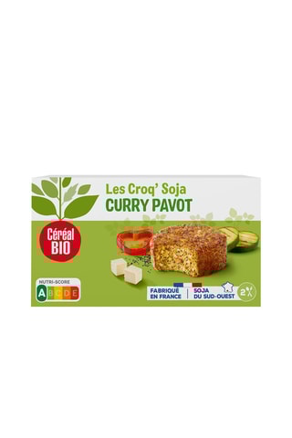 6 x Croq'Soja Curry Pavot - 200 g