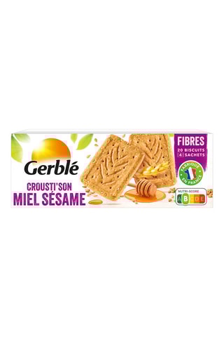 6 x Biscuits Crousti'son Miel-Sésame - 200 g