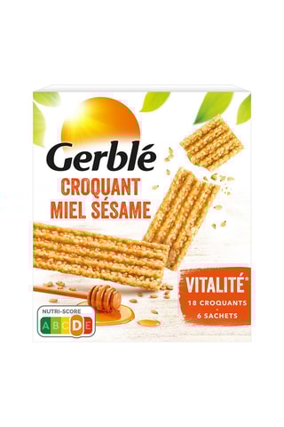 6 x Croquants Miel Sésame - 162 g