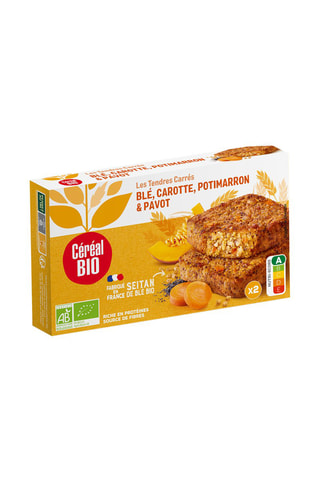 6 x Tendres Carrés blé Potimarron Carotte - 200 g