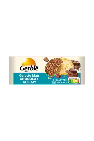 7 x Galettes de maïs au chocolat au lait - 124 g