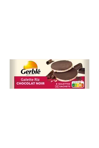 7 x Galettes riz chocolat noir - 130,4 g