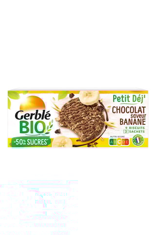 6 x Biscuits Petit Déj' Choco Banane bio - 132 g