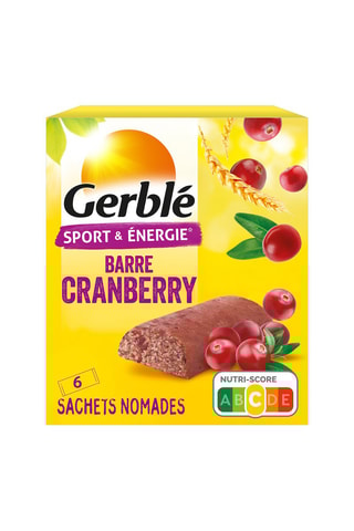 6 x Barres Cranberry - 150 g