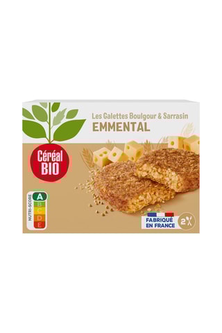 6 x Galettes Sarrasin, Boulgour à l'emmental - 200 g