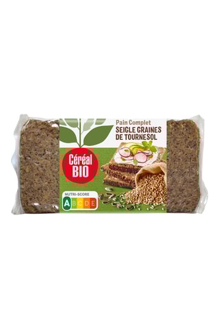 6 x Pain complet seigle tournesol - 500 g