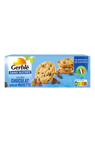 6 x Cookies pépites choco noisette - 130 g