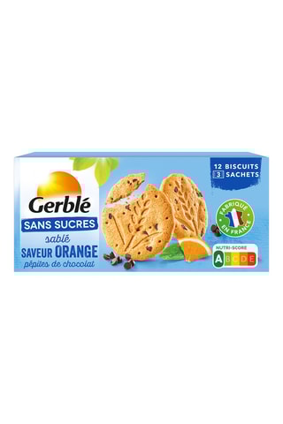 6 x Sablés Orange pépites chocolat - 132 g